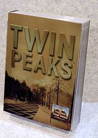 Front view of Twin Peaks gold slipcase