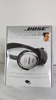 Front of retail box showing Bose QuietComfort 3 branding and product image