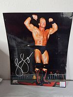 Full view of signed Lex Luger photo