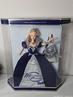 Front view of boxed Millennium Princess Barbie with ornament visible