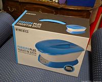 Front of boxed HoMedics ParaSpa Plus Paraffin Bath