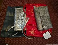 All four bags laid out showing front view