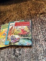 Group of French children’s books showing titles and cover art