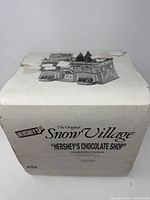 Damaged original Snow Village Hershey's Chocolate Shop box