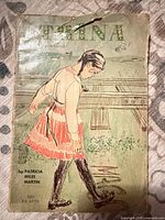 Front cover showing title, illustration, damage
