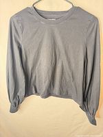 Front view of black Banana Republic crew neck sweater