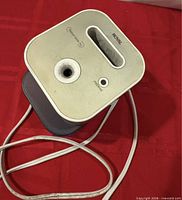 Top view showing pencil entry, Royal branding, slide switch, wear