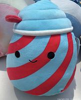 Front view of Tucker plush
