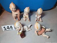 All five Kewpie musician figurines
