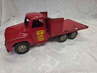 Side view showing complete truck and decal