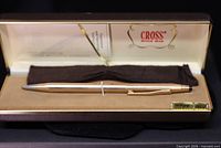 Pen in box with sleeve and 14k tag visible