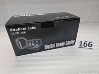 Front of retail box showing Strafford Labs GFP-001 branding and product images