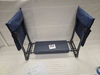 Bench opened in kneeling position with pouches attached