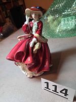 Front view of Royal Doulton Top O' The Hill figurine