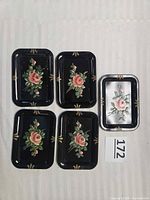 Five tip trays displayed for full set view