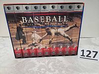 Front view of boxed VHS set showing all spines and series title