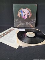 Front cover of Styx Crystal Ball LP with record and inner sleeve displayed