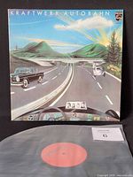 Front jacket with highway artwork