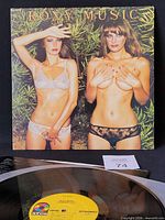 Front jacket with vinyl partially shown