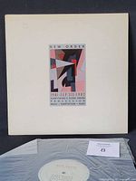 Front sleeve showing title, artwork and track list