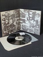 Gatefold interior with record and inner sleeve