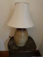 Full lamp with shade displayed