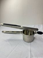 Side view of closed VonShef potato ricer