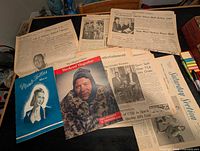 Overview of all newspapers, magazine and program laid out