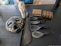 Group shot of all items laid on table