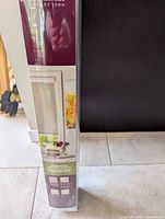 Front of sealed roller shade package