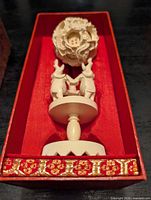 Puzzle ball figure in presentation box