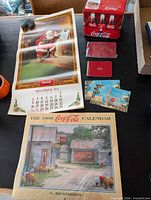 Group shot showing all Coca-Cola items together