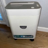 Full view of Royal PX1000MX shredder on casters