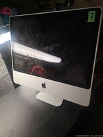 Front view of Apple iMac showing screen and frame