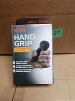 Front of SPRI Hand Grip retail box