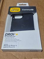 Front view of OtterBox Commuter Series case in retail packaging
