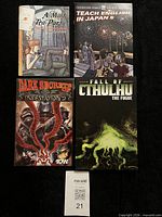 All four comic book covers displayed together