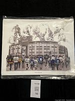 Full view of autographed limited edition print in sleeve