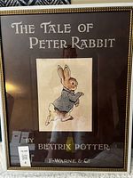 Framed print full view showing image and text