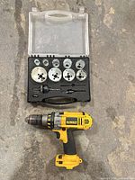 Drill and complete hole saw kit overview