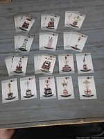 Fronts of all cards displaying trophy images