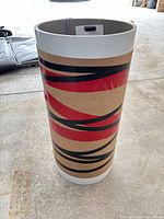 Full view of one coil showing exterior packaging graphics