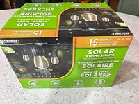 Front view of sealed Sunforce box showing product image and specifications