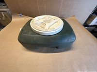Top view showing container body and screw cap