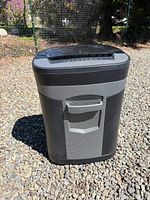 Front view of OfficeMax shredder