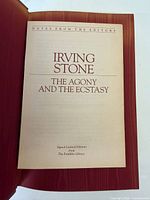 Limitation leaf showing title, author and signed limited edition note