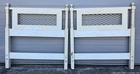 Front view of both headboards side by side