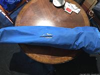 Blue Ridgeway carry bag containing chair