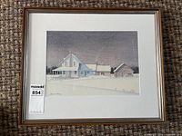 full framed print with mat and frame