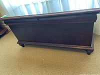 Full front view of Lane cedar chest